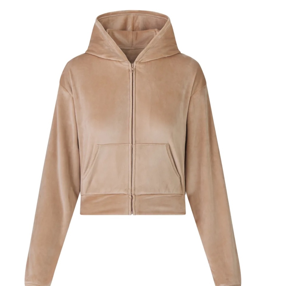 Skims velour hoodie